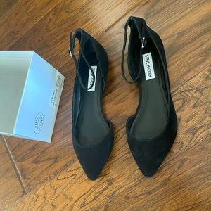 NEW!! Steve Madden Black Suede Shoes size 8 Verona